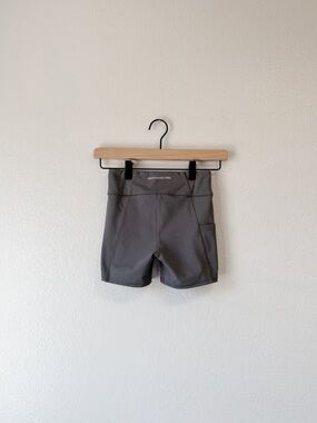 Abercrombie YPB Biker Shorts Youth 7/8 Active Gray Athletic